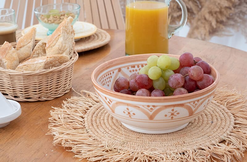 moroccan ceramic dinner plates